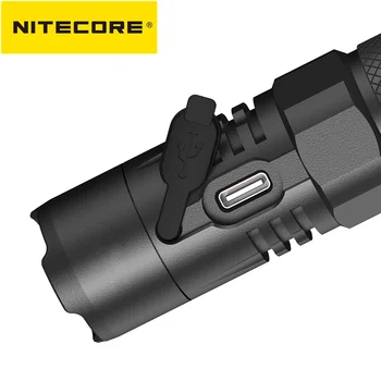 NITECORE MH10 V2 Svetilka LED 1200 Lumnov USB-C Polnilna Dvojno Gorivo EOS samoobrambe Baklo z NL2140 4000 mah Baterija