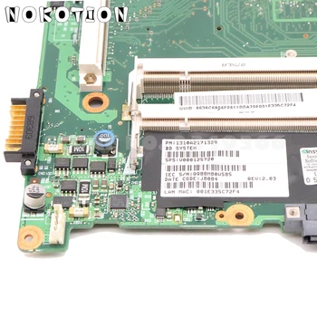 NOKOTION V000125720 Matično ploščo za Toshiba Satellite A300 A305 6050A2171301 PT10SG GLAVNI ODBOR DDR2 z grafiko, prosti cpu