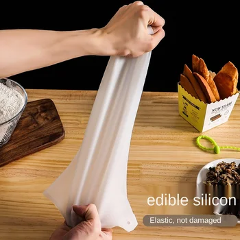 Non-stick Hrane Silikona Testo Vrečko Artefakt Preverjanje Testo za Peko Vrečko in Testo Vrečke