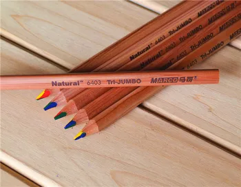 Nov prihod MARCO 6403 4color mavrica svinčnik debele trikotnik pole enostaven prijem grafiti pero brezplačna dostava