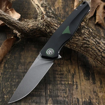 Nov Strah ribe PF848 zložljiva noži D2 jekla rezilo prostem G10 ročaj nož za kampiranje na prostem EOS orodje, žep lovski nož
