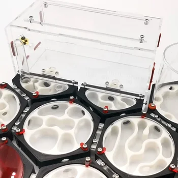 NOVA 3D Tiskanja Ant Farm Vesoljske Postaje z Vlažilno Stolp Neomejeno Širitev Ant Gnezdo Pet Mravljišče Delavnica Design Honeycomb