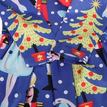 Nova Dekleta Božič Obleke Nutcracker Obleko Zimo Dolg Rokav Obleka Za Otroke 2020 Princesa Obleko
