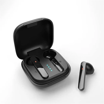 Novi Bluetooth slušalke Brezžične mini 3D stereo čepkov šport bas za xiaomi iphone z mic polnjenje box najboljše slušalke