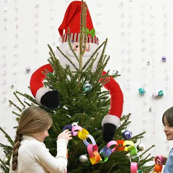 Novo Božično Drevo Pokrivalo Božič Santa Claus Snežaka Navidad Drevo Za Dom Xmas Darila, Okraski Pokrivalo 2021 Zaprtih J9A3