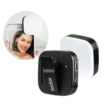 Novo Godox Mini prenosni Selfie Flash LEDM32 Fotoaparat 32 LED Video Fill light CRI95 z Vgrajeno Litij Baterija za Mobilni Telefon