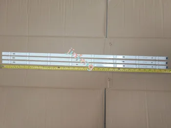 (Novo Kit )3 KOS 8LED 850mm LED osvetlitvijo trakovi za LG 43UH6030 43UF640 HC430DGN-SLNX1 UF64_UHD_A 43LH60FHD EAV63192501