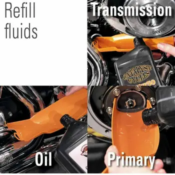 Novo Olje, Filter Tok menjava Olja Orodje & Cev Komplet Oranžna Ustreza Harley Davidson Vse modele