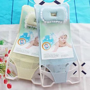 Novorojenček Tuš kopalna Kad Očesa Rack Podporo viseči mreži Sedež Anti-slip za Kopalnico AN88