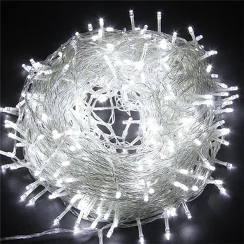 Novost 600 led 100M flasher niz Svetil za zunanjo/ notranjo svate božično drevo Svjetlucati Pravljice dekoracijo Luči