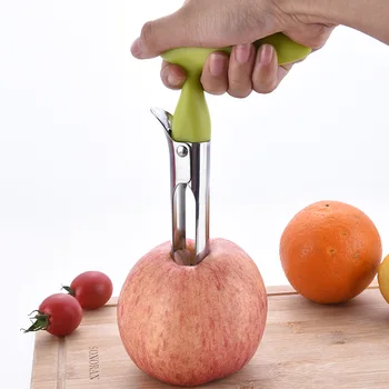 Odpri zapri iz nerjavečega jekla apple corer večnamenski sadje jedro extractor kuhinjski pribor hruška jedro extractor