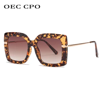OEC CPO Moda Kvadratnih sončna Očala Ženske blagovne Znamke Očala sončna Očala Ženske Letnik Odtenki Roza Očala UV400 Gafas de sol O900