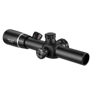 Ogenj Volk 2-7X24 Taktično Področje Reticle Optični Puška Področje Riflescopes Lov 11 mm 20 mm Vijake Lov Svetlobe