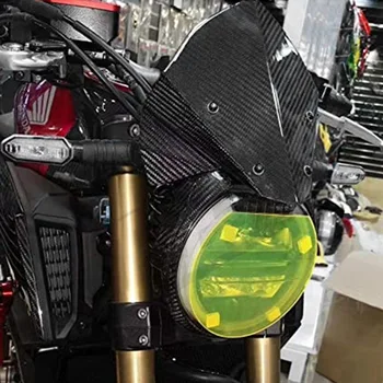 Ogljikovih Vlaken Za Honda CB650R 2019 2020 Prednji Smerniki Obroč Žaromet Glavo Svetilka Svetlobe Okvir Lupini Pokrov motornega kolesa Deco Decal