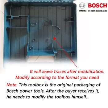 Original Bosch ročno orodje kaseta za svedre gospodinjski večnamensko strojne opreme za shranjevanje polje polje polje plastični kovček