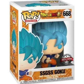 Original Funko POP Dragon Ball SSGSS GOKU Anime figura super modra Vinil Dejanje Slika lutke Igrače Zbirateljske Model z Box