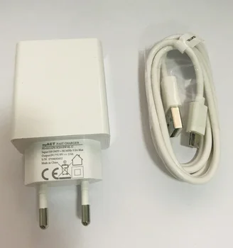 Original Hitro 2.0 Potovalni Polnilnik EU Plug Adapter+ USB Kabel za Oukitel K6000 Pro MT6753 Jedro Octa Brezplačna Dostava