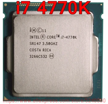 Original Intel CORE i7 4770K Procesor 3.50 GHz, 8M Quad-Core i7-4770K Socket 1150 brezplačna dostava hitro ladjo iz