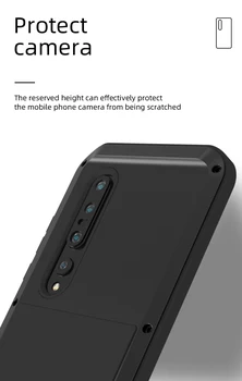 Original Močan 360 Oklep Težkih Kovin Tank Varstvo Primeru Telefon za Xiaomi Mi 9 10 Pro 5G Max 3 Mix 2 2s Zadnji Pokrovček