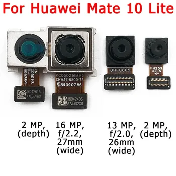 Original Spredaj Zadaj Kamero Nazaj Za Huawei Mate 10 Lite Mate10 Pro Glavni Sooča Modula Kamere Flex Zamenjava Rezervnih Delov