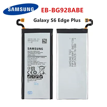 Originalni SAMSUNG EB-BG928ABE 3000mAh Baterija Za Samsung S6 rob Plus SM-G9280 G928P G928F G928V G9280 G9287 Plus S6edge+