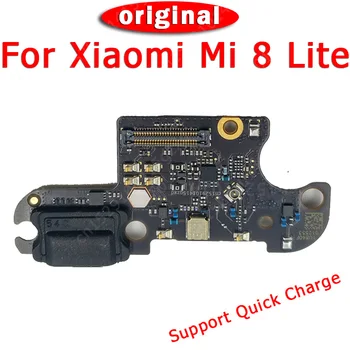 Originalno Polnjenje Vrata Za Xiaomi Mi 8 Lite Mi8 Polnjenje Odbor USB Plug PCB Dock Priključek Flex Kabel Nadomestni Rezervni Deli