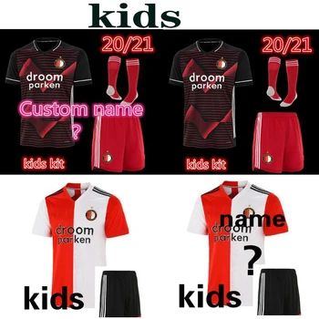 Otroci 20 21 Feyenoord nogometni dres KOKCU doma proč srajco BERGHUIS Camiseta de futbol JORGENSEN 2020 2021 Nogometni komplet Uniforme