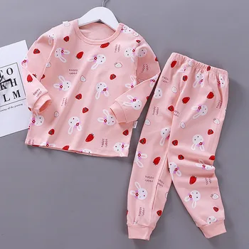 Otroci Pižame Dekleta Jeseni Risanka Oblačila Obleko Otroci Sleepwear Pozimi Bombaž More Baby Fantje Pižame Pijamas Spodnje Perilo