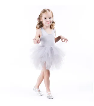 Otroci Tutu Obleke za Dekleta Gimnastika Obleko za Otroke, Ples, Oblačila Uveljavljajo Oblačila Balet Obleko Dekleta Bombaž enodelno Obleko