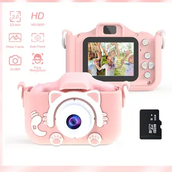 Otroški Kamere Za 2,4 Palčni 18MP HD Zaslon, Video Snemalnik za Fante, Dekleta Rojstni dan Darilo, s TF Kartico 32GB Toy Kamera