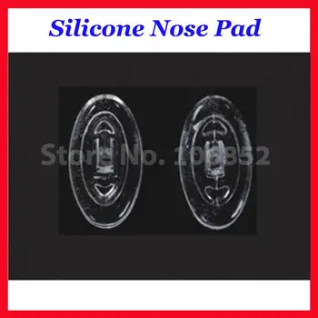 Ovalni Optični Silikonske blazinice za nos velikost 11 mm 12 mm 13mm 15 mm 16 mm vijak ali push tip opcija
