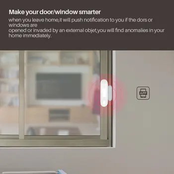 Pametna Okna, Vrata, Alarm, WiFi Vrata, Okna Senzor Smart Home Security Tuya APP Nadzor Združljiv Amazon Alexa googlova Domača stran