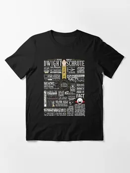Pametno Besede Dwight Schrute Temno Tee NIZ Moda za Moške Breaking Bad t Shirt Majice Kratek Rokav Tee Hipster Vrhovi