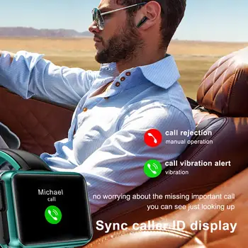 Pametno Gledati Moški Ženske NOVO IPX6 Nepremočljiva Smartwatch Z Brezžične Slušalke Bluetooth Slušalke Čepkov Šport Zapestnica Vroče