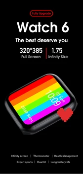 Pametno Gledati za ženske smart watch6 Za poco x3 za Ios Android Fitnes Tarcker SmartWatch PK amazfit neo W26 Haylou Ls02 X6 T500