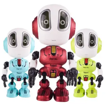 Parni Pametno Govoriti Robot Igrača DIY Gesto Elektronski Izmenljive Lutka Igrača Glavo Touch Senzor LED Luči Deformacije Zlitine Robot
