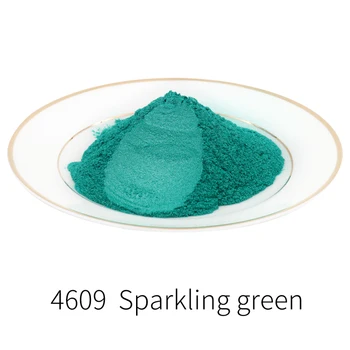 Peneče Zeleni Biser v Prahu Pigment Mineralnih Sljuda v Prahu DIY Dye Barvilo v Milo Avtomobilske Umetnostne Obrti 50 g Akril Barva v Prahu