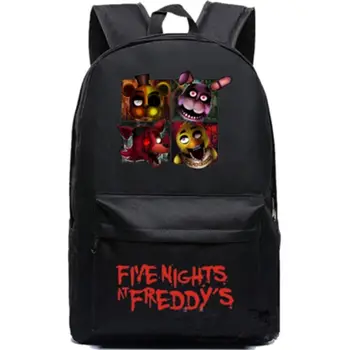 Pet Noči Na Freddy je Nahrbtnik FNAF Foxy Platno Študent Šolsko Torbo Kakovosti Platno Potovanja Mochilas