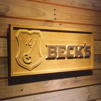 Pivo BECK ' s 3D Lesene Znaki