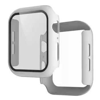 Plastično Ohišje in Kaljeno Film stekla za Apple Watch 42mm 38 mm 44 mm 40 mm Pokrov IWatch 5 4 3 2 1 Watch Zaščitna Primeru Lupini