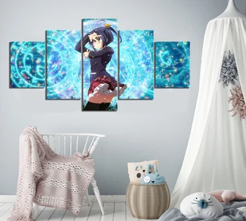 Platno Slikarstvo Fotografij Doma Dekor 5 Kos Anime Dekle Cyuunibyou Demo Koigashitai Takanashi Rikka Wall Art Modular Slike Plakat