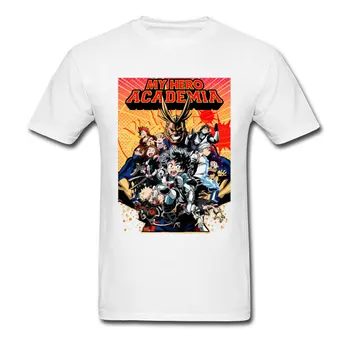 Plus Ultra Moški T-shirt Moj Junak Univerzami T Shirt Eden Za Vse Vrhovi Tees Bombaž Izuku Tshirt Katsuki Bakugo Vroče Krvi Anime Oblačila