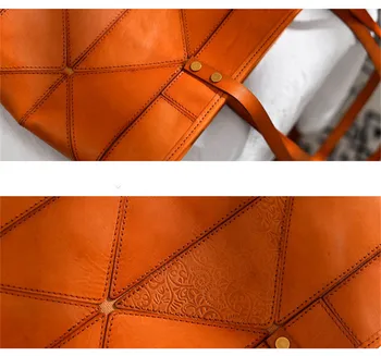PNDME pravega usnja šivanje design žensk tote vrečko naravnih pravi cowhide velike zmogljivosti torba delo nakupovanje torbici