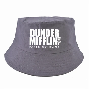 Podjetje klobuk Moških Urad TV Show Dunder Mifflin Papir vedro klobuk Poletje Harajuku pop Fishermans klobuk