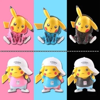 Pokemon igrače 8-11 cm Številke Lutke Igrače Zbiranje Pokémon Različne vrste Trendy Pikachu Model Anime Za Otroke Darilo
