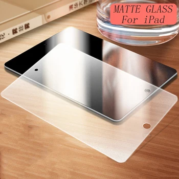 Polno Kritje Mat Motnega, Kaljeno Steklo Za Apple iPad 5 6 2017 2018 iPad Zraka 1 2 Mini 4 5 9.7 Tablet Screen Protector Film