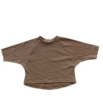 Pomlad Otrok Dolg Rokav T-shirt Otroci Trdna Bombaža T-srajce Fant, Fant, Fantje In Dekleta Vrhovi Majice za Otroke Tees