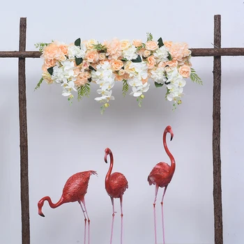 Poroka arch cvet dekor Umetno cvetje vrstico ozadje ponaredek cvetje zamotek dekorativne cvetlični aranžma doma dekoracijo