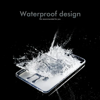 Pregledna Nepremočljiva Primerih Za Huawei Honor WaterPlay HDL-W09 HDL-Al00 8.0 palčni Primeru Ultra Slim Shockproof Nazaj Jasno Pokrov
