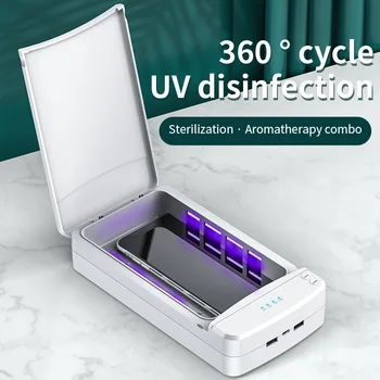 Prenosni USB 5V UV Svetlobo Telefon Sterilizator Polje Nakit Telefonov Čistilo Osebno Razkuževanje Kabinet Aromaterapija Esterilizador